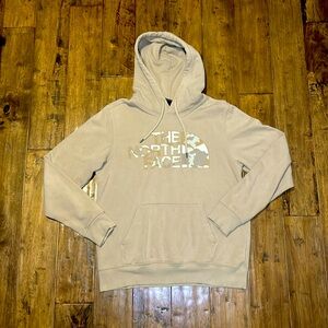 The North Face tan hoodie size S
